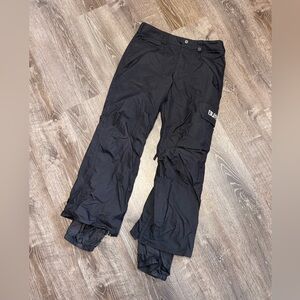 Burton Ski Pants /Snow Board Pants Dry Ride Poacher Pants Black   Sz L.  EUC!